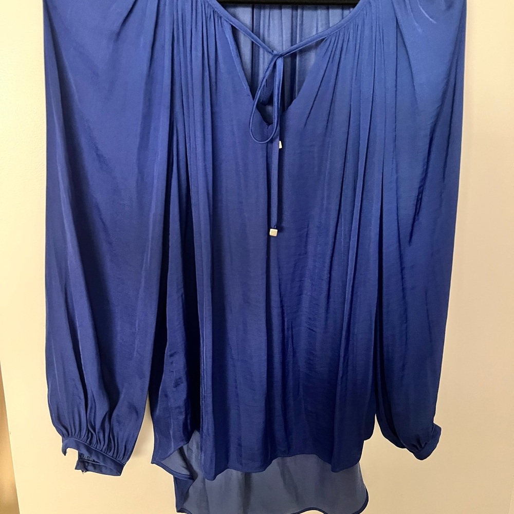 Elegant Blue Women's Top